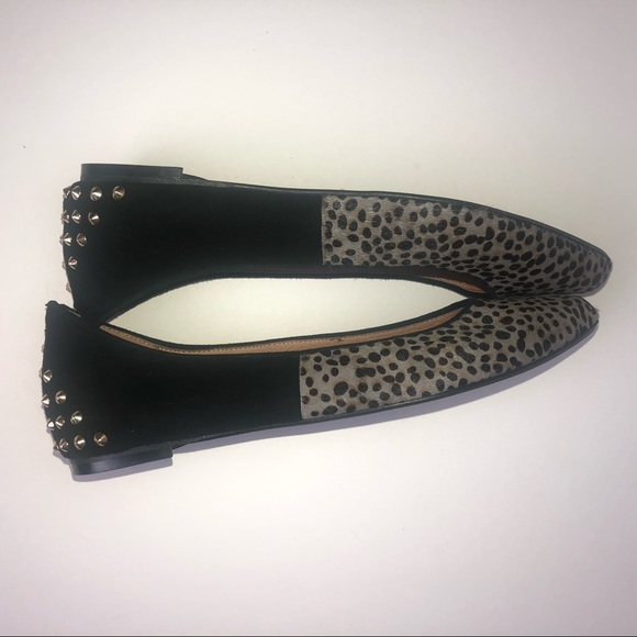 Halogen Printed Calf Hair and Rockstud Fla… - Picture 4 of 8